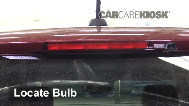 2017 GMC Acadia Limited 3.6L V6 Éclairage Feu de freinage central (remplacer l'ampoule)